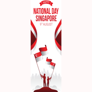 National Day Banner NDP Modern