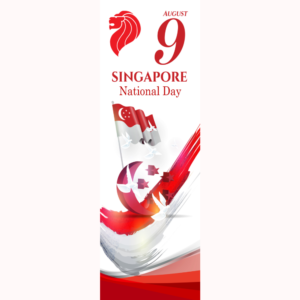 National Day Banner NDP Modern